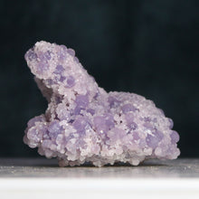 Load image into Gallery viewer, A cluster of soft lavender grape agate with tightly packed round 'grapes' and a microscopic, fine druzy quartz fuzz.