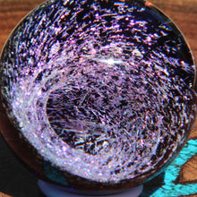 Load image into Gallery viewer, Borosilicate Marble Dichroism Lavender Silver