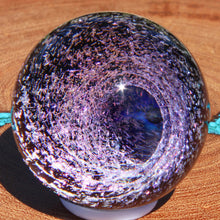 Load image into Gallery viewer, Borosilicate Marble Dichroism Lavender Silver