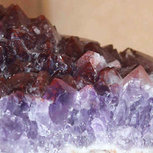 Load image into Gallery viewer, Thunder Bay Canadian Amethyst - Rust Red Gemstone