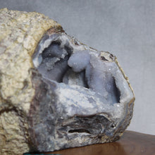 Load image into Gallery viewer, Rich Blue Dugway Geode - See Through Chamber