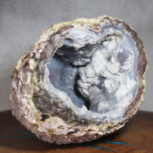 Load image into Gallery viewer, Rich Blue Dugway Geode - Lavendar Fuzz