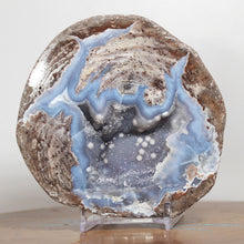 Load image into Gallery viewer, Blue Gray Lavender Dugway Geode Boytroidal Chamber