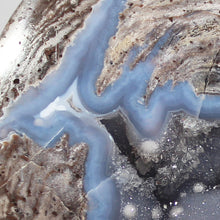 Load image into Gallery viewer, Blue Gray Lavender Dugway Geode Boytroidal Chamber