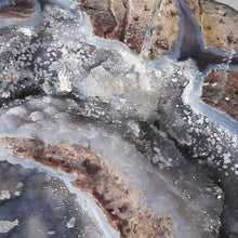 Load image into Gallery viewer, Blue Boytroidal Dugway Geode Deep Concentric Chambers