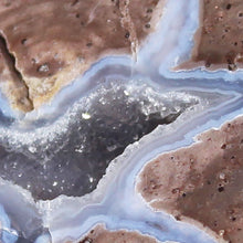 Load image into Gallery viewer, Blue & Brown Dugway Geode Starburst Chamber