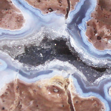 Load image into Gallery viewer, Blue & Brown Dugway Geode Starburst Chamber