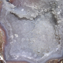 Load image into Gallery viewer, Blue Dugway Open Geode Fluorescent Green