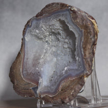 Load image into Gallery viewer, Blue Dugway Open Geode Fluorescent Green
