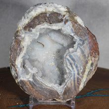 Load image into Gallery viewer, Blue Dugway Geode w/ Stand