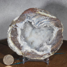 Load image into Gallery viewer, Blue Dugway Geode w/ Stand
