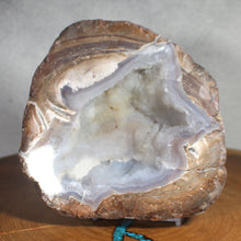 Load image into Gallery viewer, Blue Dugway Open Lumpy Geode Green Fluorescence