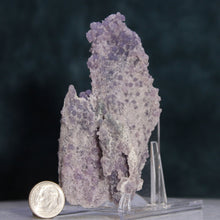 Load image into Gallery viewer, Tall, Delicate Purple Grape Agate - Indonesia