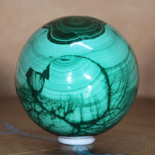 Load image into Gallery viewer, Malachite Ice Flows - Crystal Mineral - Hand Shaped Egg