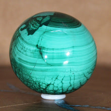 Load image into Gallery viewer, Malachite Ice Flows - Crystal Mineral - Hand Shaped Egg