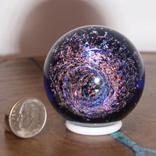 Load image into Gallery viewer, Artist Kevin O'Grady: Electric Blue Glass Borosilicate 1.625" Marble