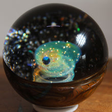 Load image into Gallery viewer, Borosilicate Glass Marble Intergalactic Nebula - Kevin O'Grady