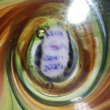 Load image into Gallery viewer, Artist Kevin O'Grady: Brilliant Silver Glass Celestial Belt 1.37" Sphere Marble