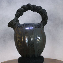 Load image into Gallery viewer, Señor Eli Ortiz - Rope Handle Pitcher - Mata Ortiz Pottery