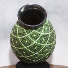 Load image into Gallery viewer, Señor Ernesto Ramirez Silva - Deep Green - Mata Ortiz Mexican Pottery