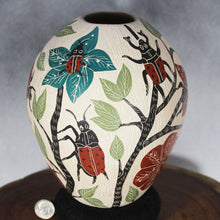 Load image into Gallery viewer, Señor Jonathon Villa - Loveliness of Ladybugs - Mata Ortiz Pottery