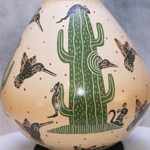 Load image into Gallery viewer, Mata Ortiz Pottery Matching Cactus Lid