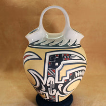 Load image into Gallery viewer, Silveira Family Tradition - Yellow Wedding Vessel - Mata Ortiz Pottery