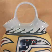 Load image into Gallery viewer, Silveira Family Tradition - Yellow Wedding Vessel - Mata Ortiz Pottery