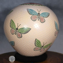 Load image into Gallery viewer, Señor Oscar Ramirez - Mata Ortiz Mexican Pottery - Kaleidoscope of Butterflies