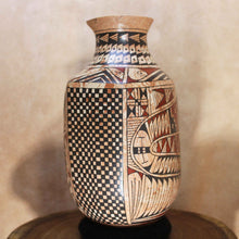 Load image into Gallery viewer, Ms. Paty Ortiz - Mixed Clay Vase - Mexican Mata Ortiz Pottery