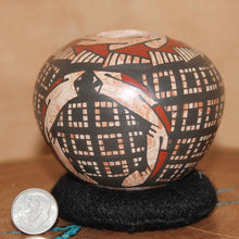 Load image into Gallery viewer, Ms. Paty Ortiz - Mixed Media Pot - Mata Ortiz Pottery
