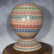 Load image into Gallery viewer, Ms. Sofia de Teña - Geometric Pottery with Matching Base - Mata Ortiz