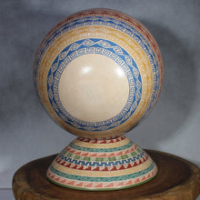 Load image into Gallery viewer, Ms. Sofia de Teña - Geometric Pottery with Matching Base - Mata Ortiz
