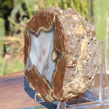 Load image into Gallery viewer, Oregon Thunderegg - Fractal Window Blue Striations