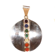 Load image into Gallery viewer, Back side Earth Mother Pachamama Pendant Coral