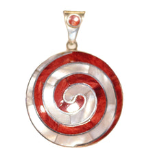 Load image into Gallery viewer, Earth Mother Pachamama Pendant Coral
