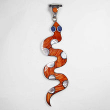 Load image into Gallery viewer, Coral Pendant Jewelry Sacred Inca Snake