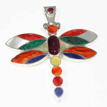 Load image into Gallery viewer, Dragonfly Pendant on white background