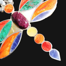 Load image into Gallery viewer, Closeup of Dragonfly Pendant Full Color Spectrum