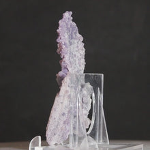Load and play video in Gallery viewer, Tall, Delicate Purple Grape Agate - Indonesia