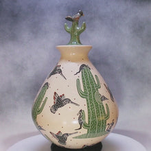 Load and play video in Gallery viewer, Video of Jorje Guillen authentic Chihuahua pottery folk art hand made