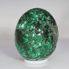 Load and play video in Gallery viewer, Malachite Crystal Egg - Rich Fissures