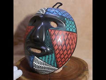 Load and play video in Gallery viewer, Indiginous Mask - Chihuahua Culture - Mata Ortiz Pottery