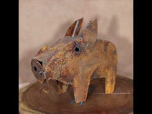 Load and play video in Gallery viewer, Rusted Javelina - Authentic Mexican Folk Art - Garden Decor