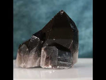 Load and play video in Gallery viewer, video of Smoky Black Quartz Crystal