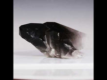 Load and play video in Gallery viewer, video of Black Smoky Quartz w/ Parallel Crystals
