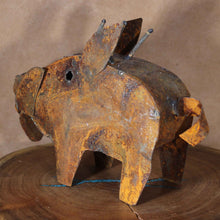 Load image into Gallery viewer, Rusted Javelina - Authentic Mexican Folk Art - Garden Decor