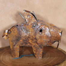 Load image into Gallery viewer, Rusted Javelina - Authentic Mexican Folk Art - Garden Decor