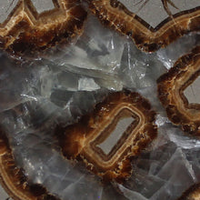 Load image into Gallery viewer, Septarian Geode - Nebula Dark Calcite Crystalization
