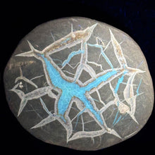 Load image into Gallery viewer, Septarian Geode - Crab Shape Golden Calcite Crystal